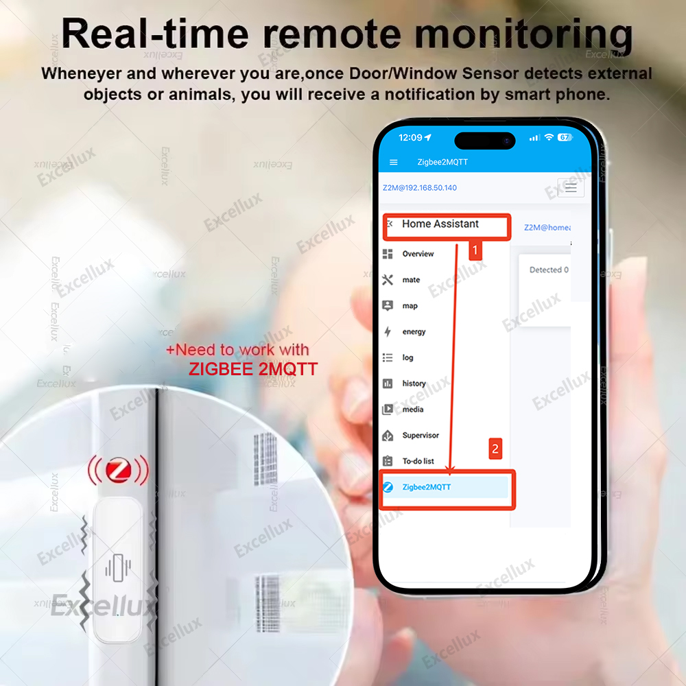 Zigbee スマート振動センサーホームセキュリティ保護リア - Home Security Alarm のレビューと価格
