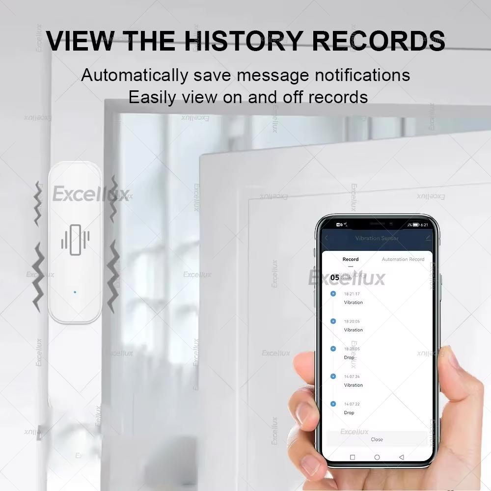 Zigbee スマート振動センサーホームセキュリティ保護リア - Home Security Alarm のレビューと価格