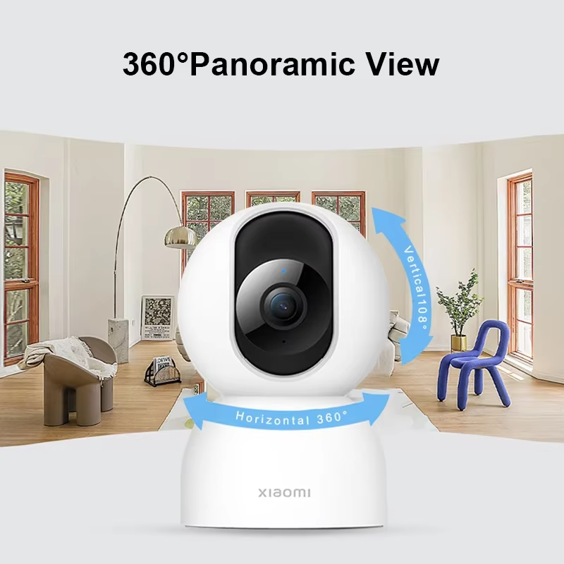 新しいXiaomi Miスマートカメラ2 PTZ 360度回 - Home Security Camera Xiaomi Mi 360 のレビューと価格