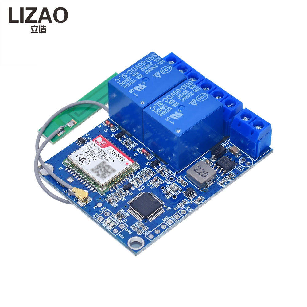 LIZAO 1/2チャンネルGSM SMSコントローラーリレ - Home Security Using Gsm のレビューと価格