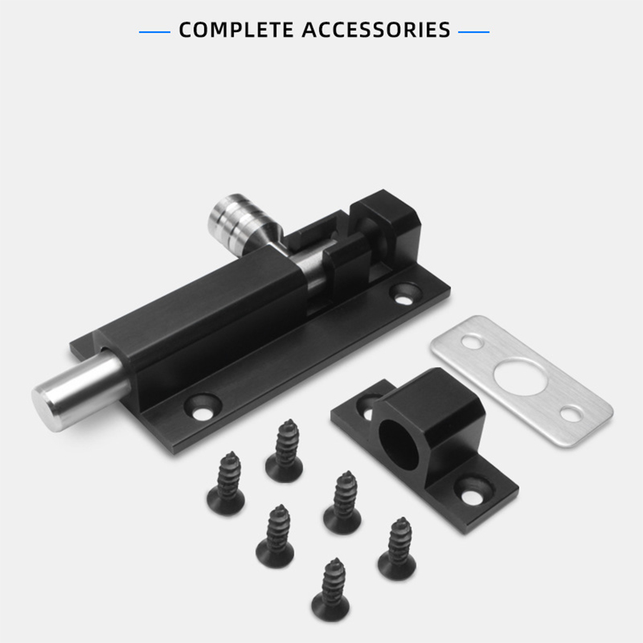 1pc セキュリティドアボルト補強ラッチ スライドゲート用ヘ - Door Reinforcer Kit のレビューと価格