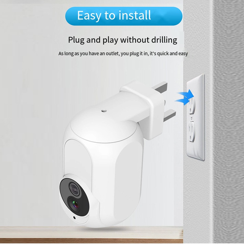 Tuya 壁コンセント型カメラ Wifi 360 °   1 - Home Security Google Camera のレビューと価格