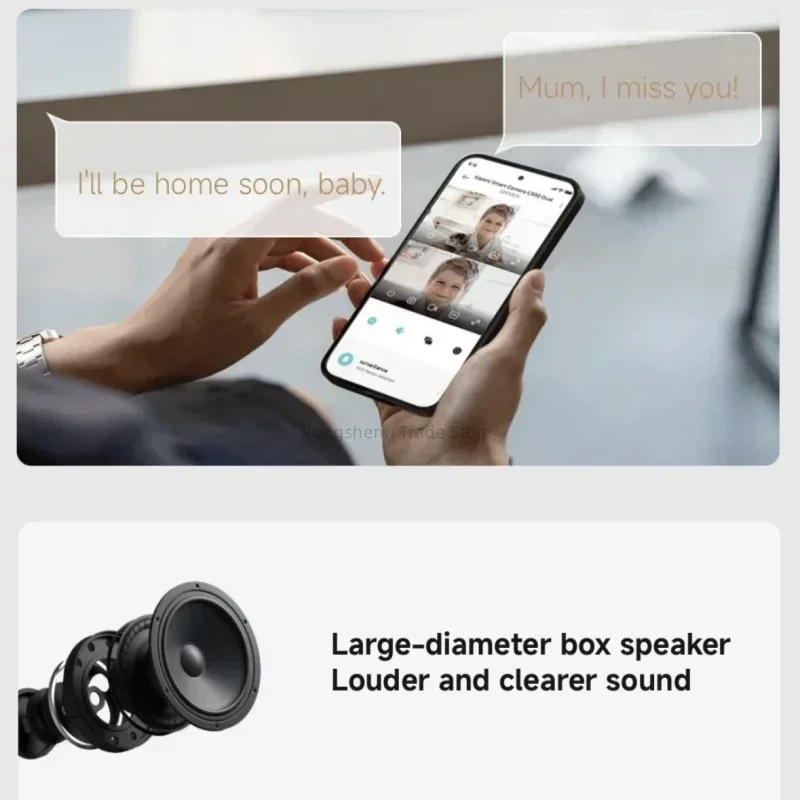 新型XiaomiスマートカメラC500デュアルレンズ版4MP - Home Security Camera Xiaomi Mi 360 のレビューと価格