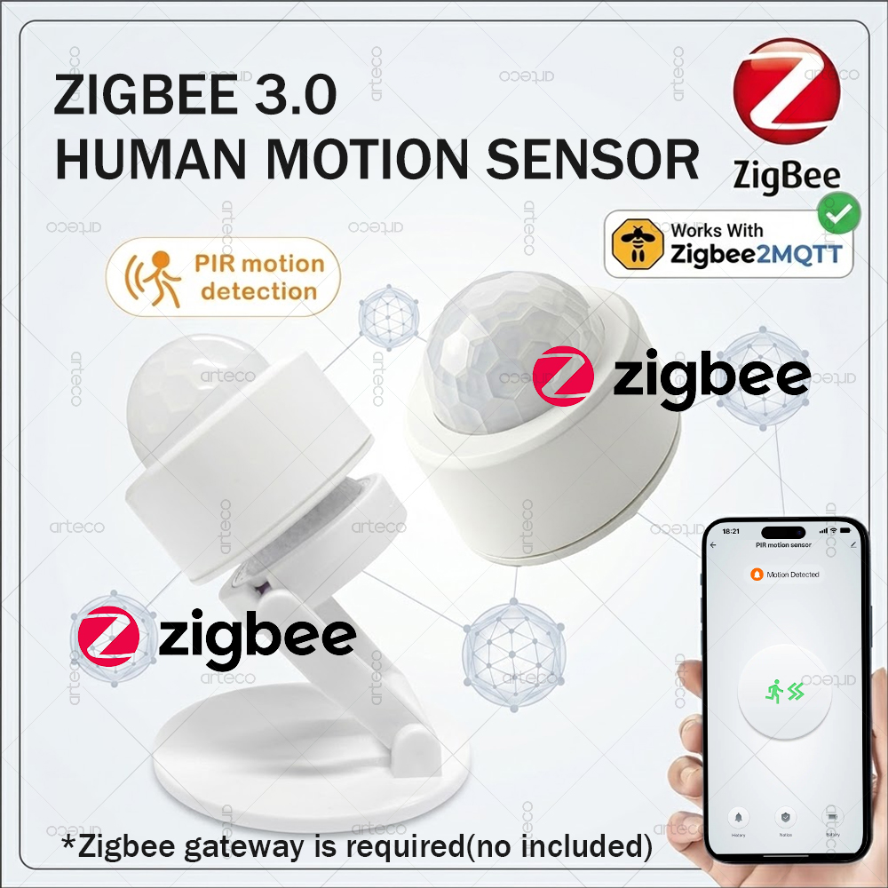 Zigbee 3.0 ミニ PIR モーションセンサー人体赤 - Home Security Alarm のレビューと価格