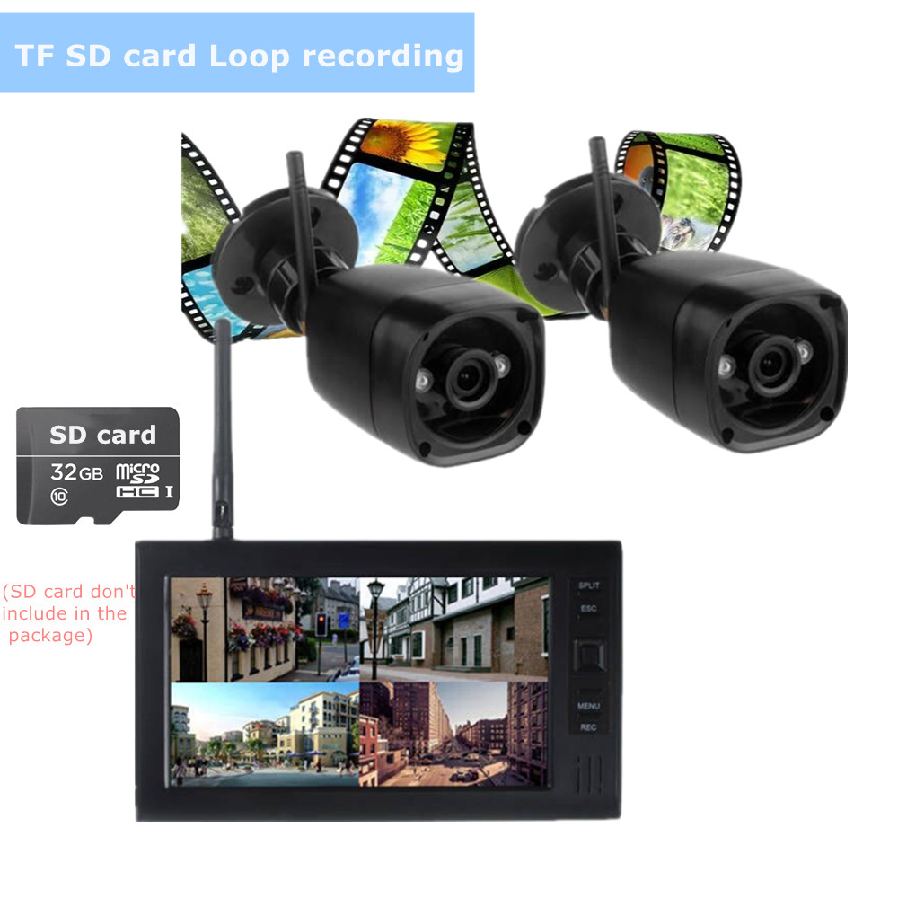 屋外ビデオ監視キット,LCD ccvセキュリティシステム,w - Home Security Video Cameras のレビューと価格
