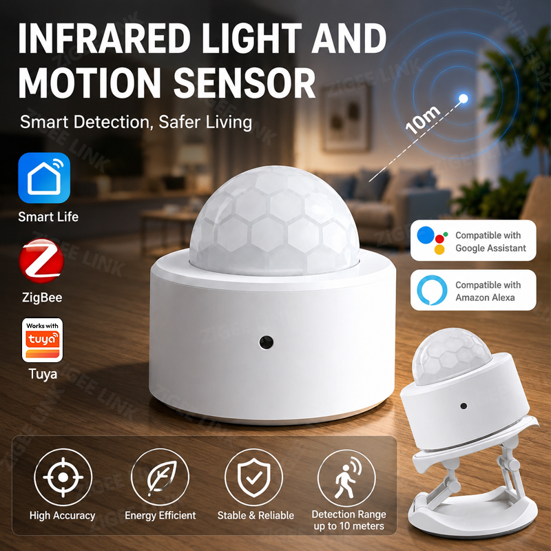 ZigBee 3.0 PIR モーションセンサー ワイヤレス - Home Security Devices のレビューと価格