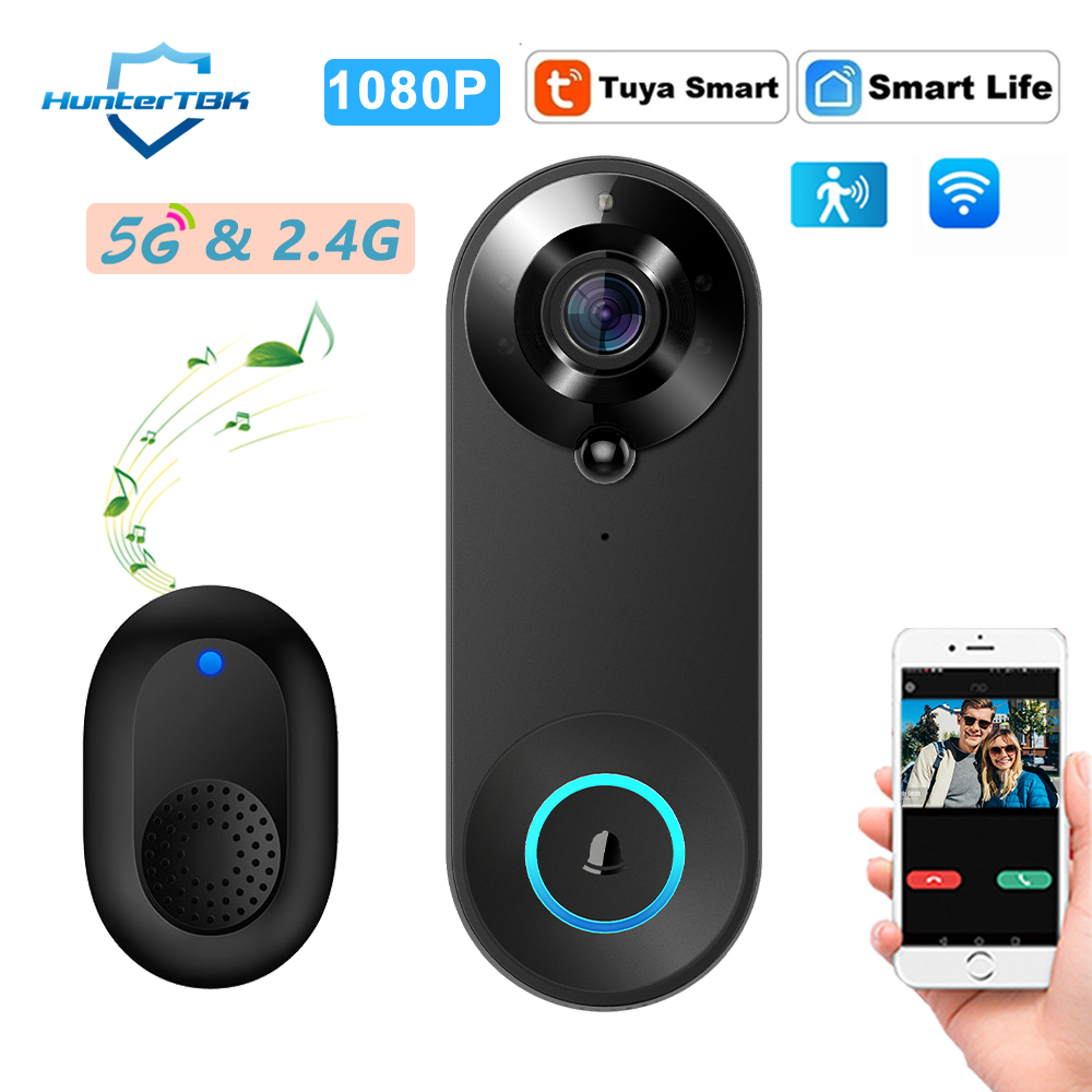 5G 2.4G WiFi ビデオドアベル 1080P ワイヤ - Home Security Prices のレビューと価格