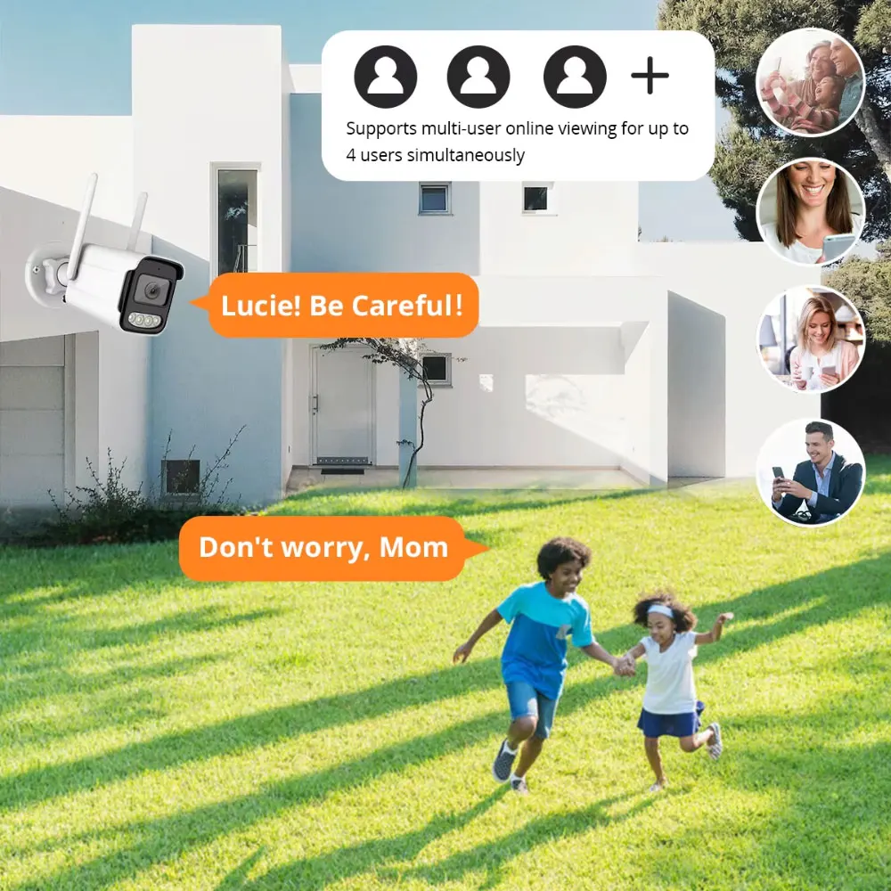 Tuya Wifi IP カメラワイヤレス HD 5MP A - Home Security Ai のレビューと価格