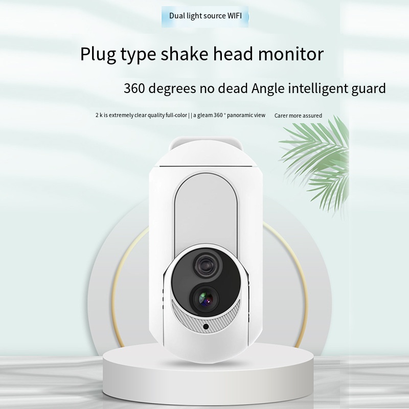 壁掛けコンセント式カメラ Wifi 360度 °   108 - Home Security Google Camera のレビューと価格