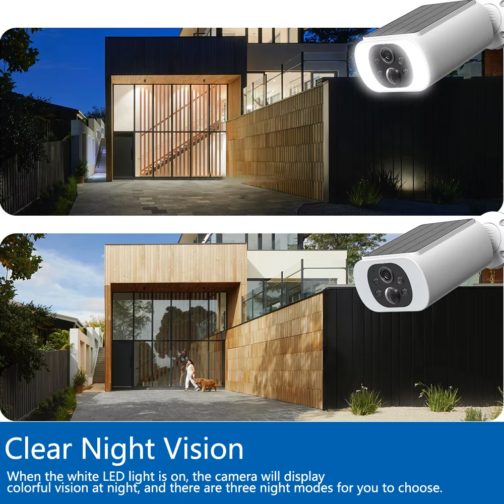 Tuya 5MP ソーラーセキュリティカメラワイヤレス屋外  - Home Security Prices のレビューと価格