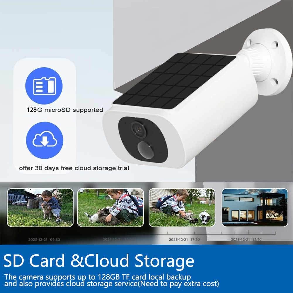 Tuya 5MP ソーラーセキュリティカメラワイヤレス屋外  - Home Security Prices のレビューと価格