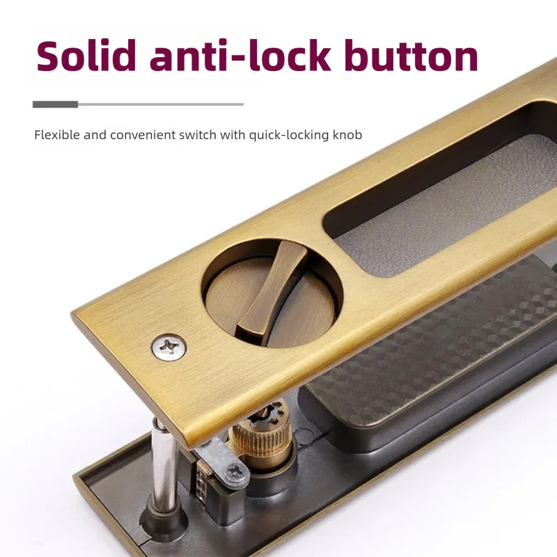 頑丈な黒色のスライド式ドアフックロック（鍵付き）、強化された - Home Security Doors のレビューと価格