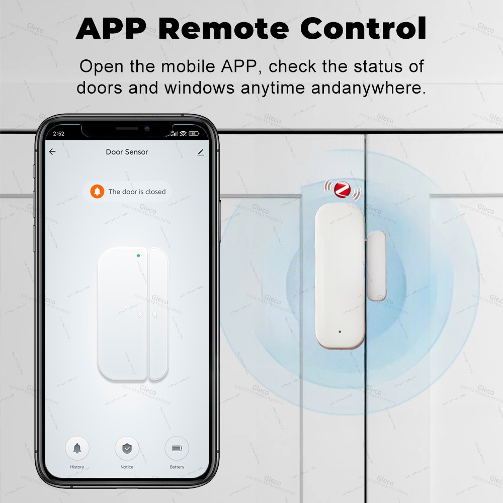 Tuya Zigbee ドア窓センサー アラーム検知器 盗難 - Home Security Devices のレビューと価格