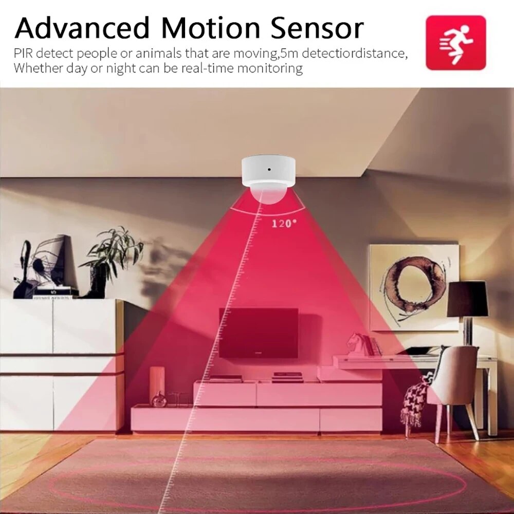 Zigbee-ミニpirモーションセンサー、人体モーション、 - Home Security Alarm のレビューと価格