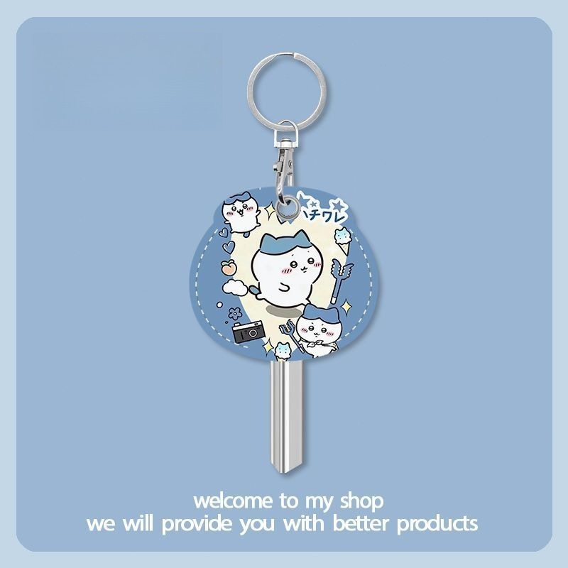 Chiikawa かわいい漫画ハチワレキー保護スイートドアロ - Home Security Doors のレビューと価格