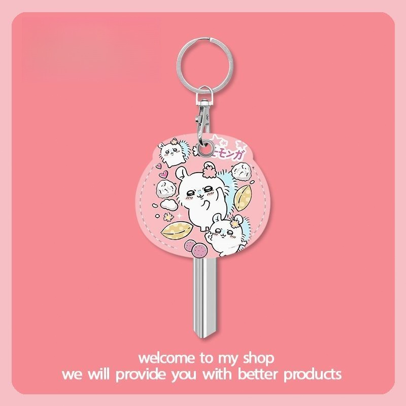 Chiikawa かわいい漫画ハチワレキー保護スイートドアロ - Home Security Doors のレビューと価格